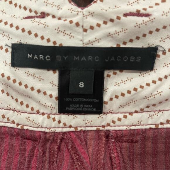 Marc by Marc Jacobs Striped High Waist Shorts Size 8 - Picture 3 of 6